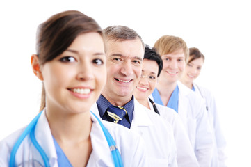 Fototapeta premium doctor's faces looking at camera