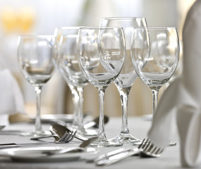 Dishware on a table