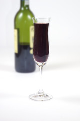 red wine in fine glass
