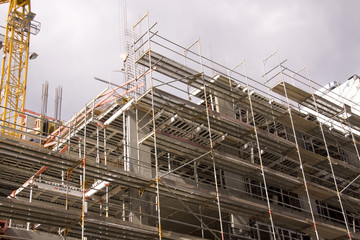 Großbaustelle in Frankfurt am Main