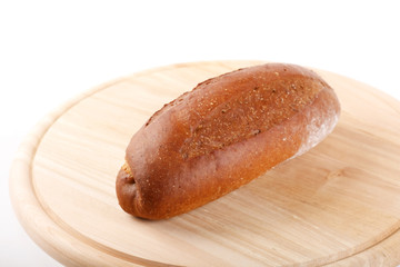 bread on the cutting board