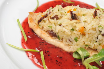 Chicken  with rice