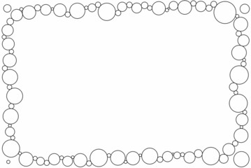 simple circles photo frame; .easy to insert photo