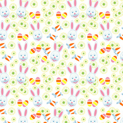 Seamless Easter Bunny Pattern