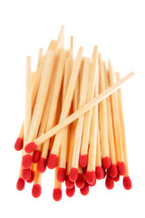 Matches on white