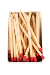 Matches on white
