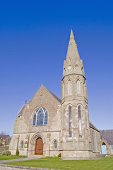 Fototapeta na wymiar local Scottish church