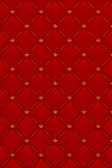 Vector illustration of red leather background