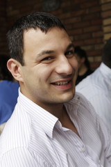 Obraz premium Handsome young man smiling