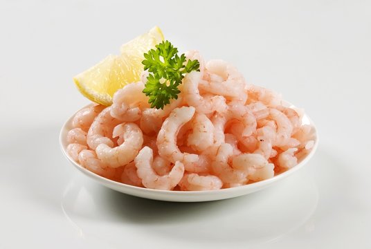 Plateful of shrimps