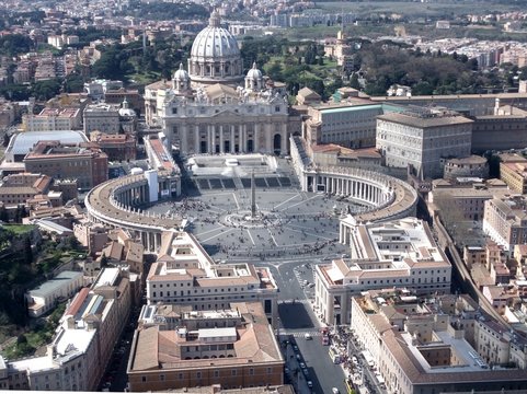 Vatikan, Luftaufnahme