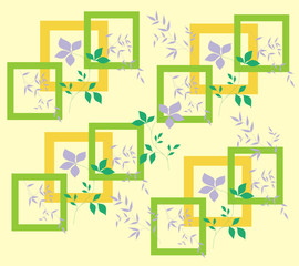 beautiful green-yellow wallpaper