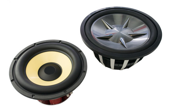 Two loud speakers