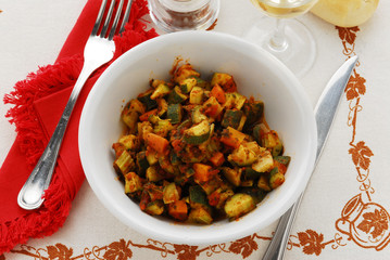 Zucchine in umido - Contorni