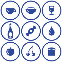 Icon set– food and drink