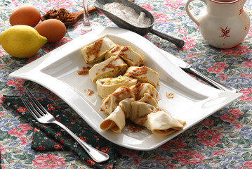 Strudel farcito di ricotta - Dolci