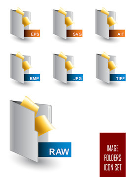 images folder icon set
