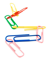 Paper Clips Linked Together