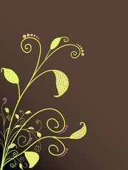 Swirly easter flowers