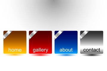 Editable website buttons