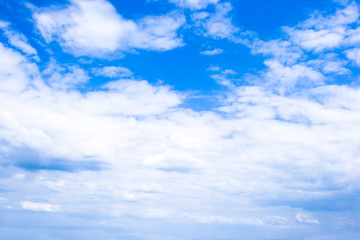 blue sky with clouds for background