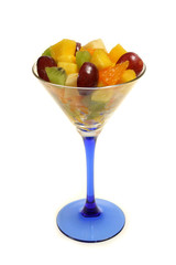 Fruit salad glass