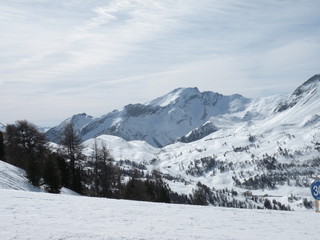 Obraz premium sommets enneigés