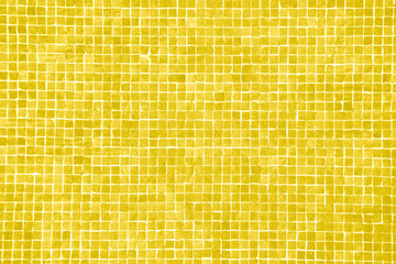 background of a yellow orange mosaic in perspective