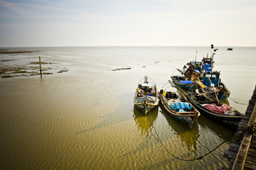 Obraz premium Village of Fishmen