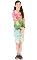 Caucasian Girl Posing