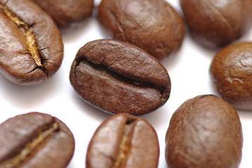 grains de cafés