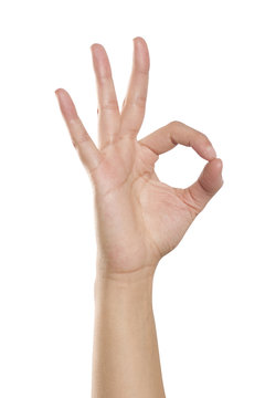 hand  OK