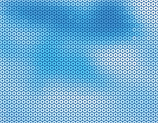 Blue circle background