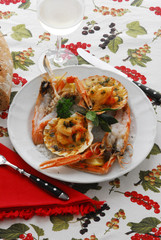 Antipasto di scampi e capesante - Antipasti di pesce - Friuli
