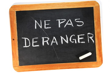 ne pas déranger