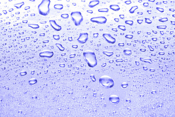 blue water drops for background