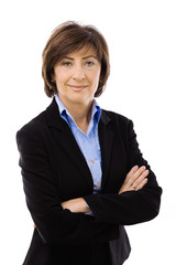 Businesswoman with crossed arms