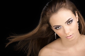 Fototapeta premium The mysterious girl