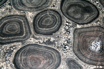 Mineral Cut as a Background