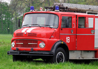 old fire engine
