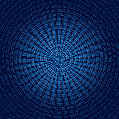 spiral binary code
