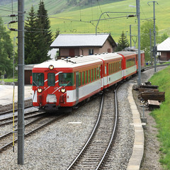 Obraz premium Matterhorn Gotthard Bahn