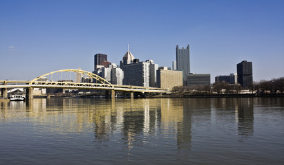 Fototapeta na wymiar Downtown Pittsburgh