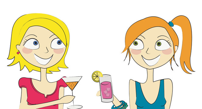 2 femmes boisson