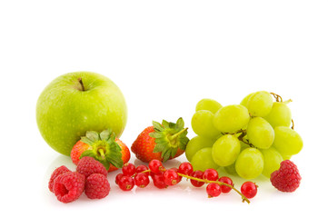 Fresh ripe summer fruit