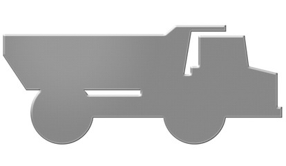 camion-benne de chantier