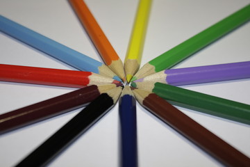 Fototapeta premium color pencils