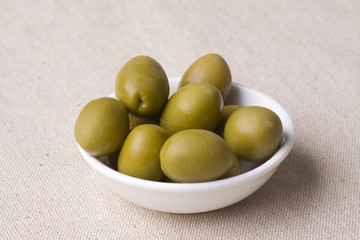 green greek olives