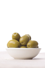 green greek olives