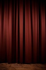 the red curtain
